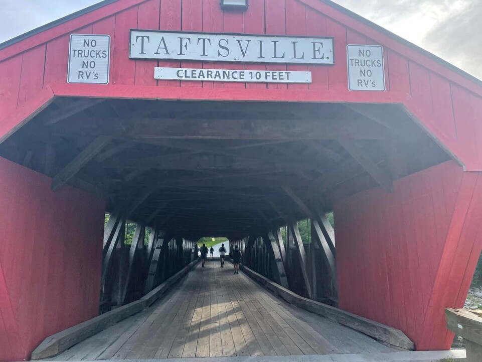 Taftsville Covered Bridge (PC: Melissa Arnold)